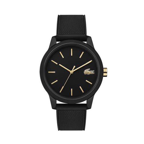 Lacoste L.12.12 Solar Mens Black Dial Watch.